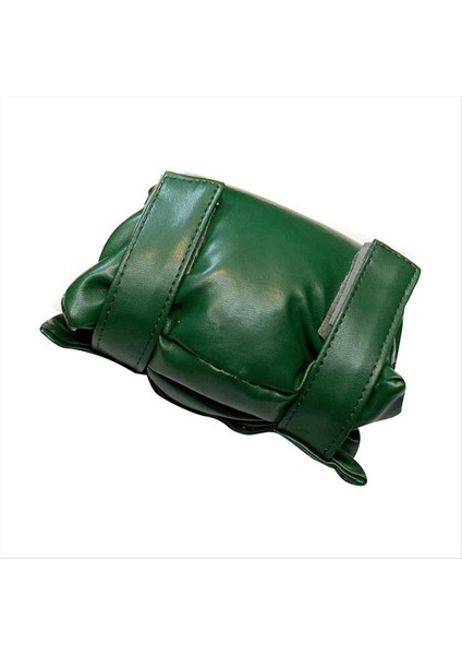 Yalıtımlı Dış Musluk Kapağı Kış Don Koruyucu Açık Hava Ceketi Bahçe Musluk Kapağı Deri Yeşil (Yurt Dışından)