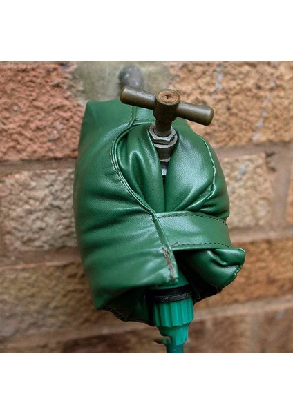 Yalıtımlı Dış Musluk Kapağı Kış Don Koruyucu Açık Hava Ceketi Bahçe Musluk Kapağı Deri Yeşil (Yurt Dışından) fiyatları