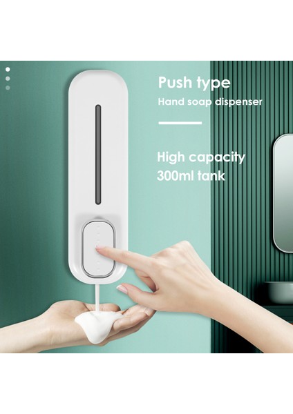 Sabun Dağıtıcı Duvar Montajı, 350ML El Sıvı Şampuan Duş Jel Dağıtıcı Banyo Mutfak Ofisi Için Beyaz (Yurt Dışından) indirimleri