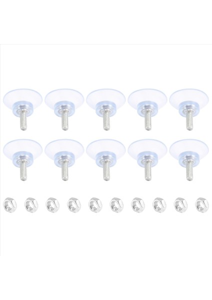 M6 Vida ile Cam Masa Üstleri Için 10 Adet Kauçuk Güçlü Emme Kabı Değiştirme (Yurt Dışından) fiyatları