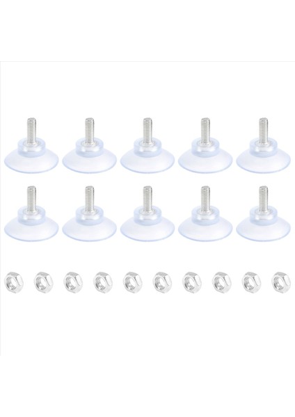 M6 Vida ile Cam Masa Üstleri Için 10 Adet Kauçuk Güçlü Emme Kabı Değiştirme (Yurt Dışından) modelleri