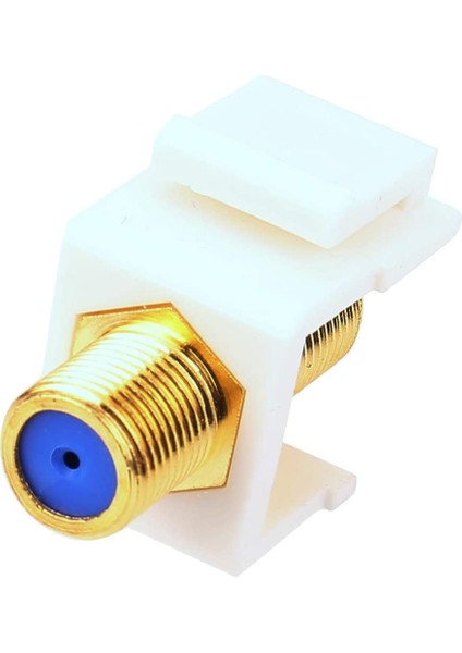 10 Pack Rg6 Keystone Jack E, Koaksiyel Kablo Konektörü F-Tipi Rg6 Duvar Plakası ve Yama Paneli Için Keystone Konektörleri (Yurt Dışından) fiyatları