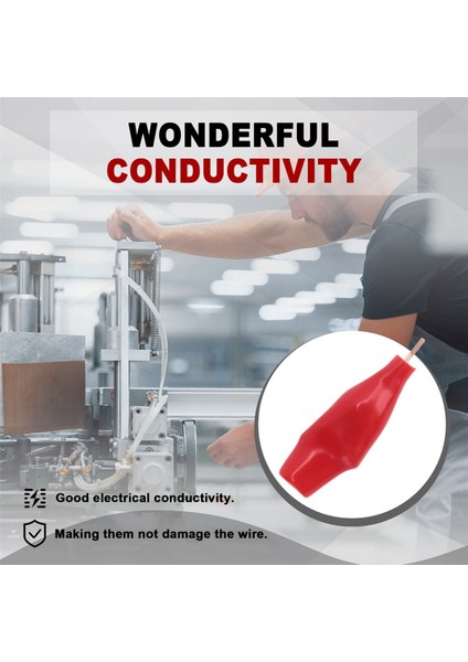 20 Mini Dişsiz Timsah Test Klipleri, Katı Bakır Klipsler Elektrik, 5AMP Lehim Için Koruyucu Yalıtım Kapağı (Yurt Dışından) indirimleri