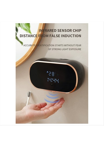 Sensör Sabun Dağıtıcı Otomatik Köpük El Yıkama Dağıtıcı Duvar Montaj Sıvı Sabun Dağıtıcı Banyo Mutfak Beyaz (Yurt Dışından) fırsatları