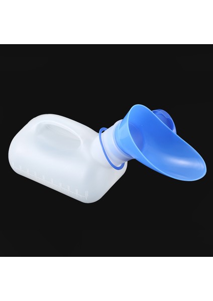Taşınabilir Idrar Şişesi Idrar Şişesi 1000ML Erkekler Için Kadınlar Seyahat ve Kamp Beyaz ve Mavi (Yurt Dışından) fırsatları