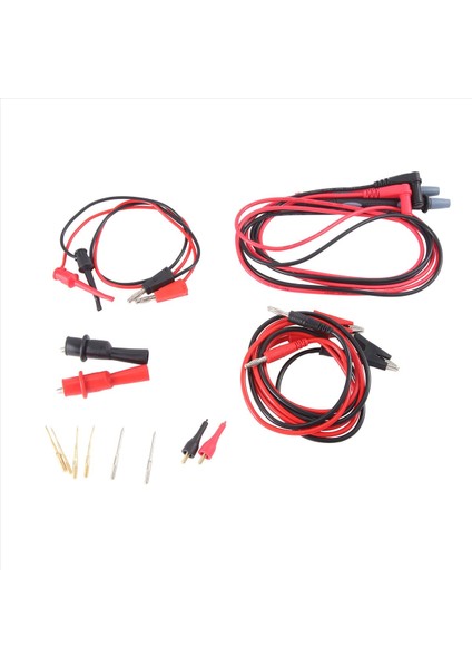 Test Ölçer Kiti JT8043 Çok Fonksiyonlu Çok Parçalı Değiştirilebilir Test Ölçer Çubuk Kiti 4mm Timsah Klipsine Fiş Test Uçları (Yurt Dışından)