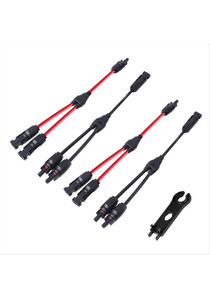 Y Şube Fişi 1 Ila 2 Paralel Bağlantı Güneş Konektörü Pil Plakası Montaj Grubu Hattı&#39;nın Fotovoltaik Panel Adaptörü (Yurt Dışından)