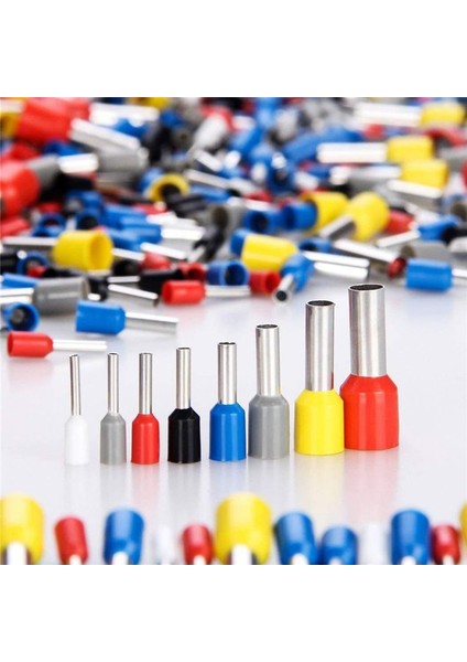 Tel Ferrules Konnektör Terminalleri Kiti 1200 Pcs Çeşitlilik Ferül Tel Konektör Kiti Yalıtımlı Kordon Pimi Uç (Yurt Dışından) fiyatları