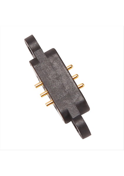 20 Çift 3pin Yaylı Yüklü Manyetik Pogo Pim Konnektörü 3 Konumlar Mıknatıslar Perdeden 2.3 mm Deliklerden Erkek Kadın Probu (Yurt Dışından) fırsatları