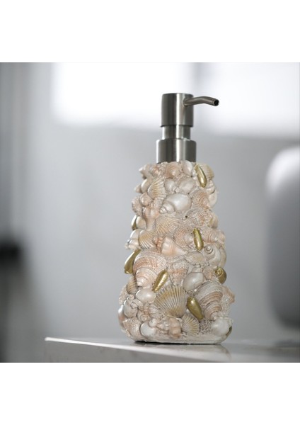 Deniz Kabukları Sabun Dağıtıcı 6.7oz Deniz Kabuğu Tasarım Sabunu Dağıtıcı Pompalı Pompa Şişeleri Paslanmaz Paslanmaz Çelik Pompa (Yurt Dışından) fiyatları