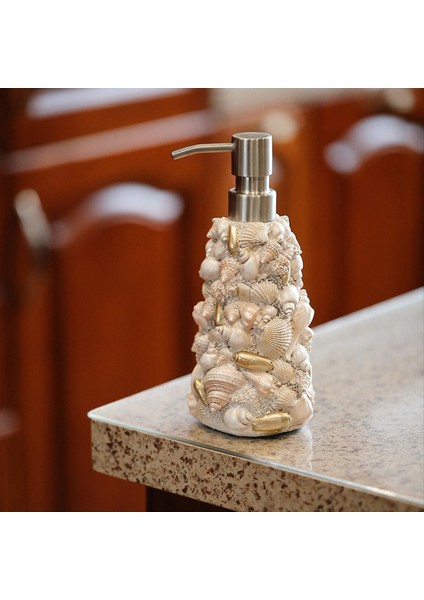 Deniz Kabukları Sabun Dağıtıcı 6.7oz Deniz Kabuğu Tasarım Sabunu Dağıtıcı Pompalı Pompa Şişeleri Paslanmaz Paslanmaz Çelik Pompa (Yurt Dışından) indirimleri