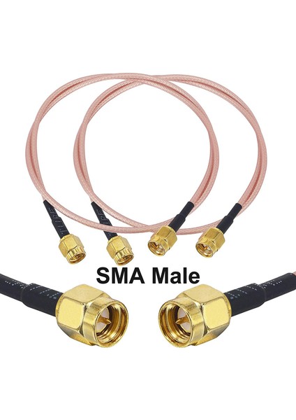 Kablo Sma Erkek Wifi Kablo Anteni 50 cm Koaksiyel Kablo Sma Erkek To Sma Erkek Koaksiyel Konnektör Sma Erkek RG316 Sma Erkek (Yurt Dışından) fırsatları