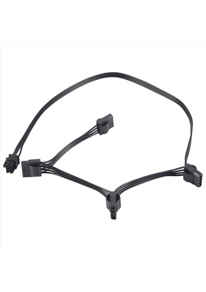 6pin Ila 4 Molex Modüler Güç Kaynağı Kablosu 6pin Ila 4 Ide Kablosu Corsair Için RM1000X RM850X RM750X RM650X RM550X Modüler (Yurt Dışından) modelleri