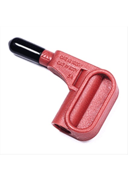 Multimetre Manyetik Kafa 4mm Muz Tapası Lehimsiz Hızlı Mıknatıs Probu Terminal Multimetre Aksesuarları Kırmızı (Yurt Dışından)