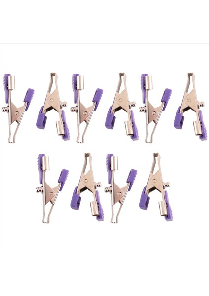 10 Adet Yeniden Kullanılabilir Ekg/ekg Timsah Klipsleri Hayvanlar, Evcil Hayvanlar, Köpekler, Kediler ve Veteriner Için Elektrotlar, Kabloları Sabitlemek Için Kullanılır (Yurt Dışından) modelleri