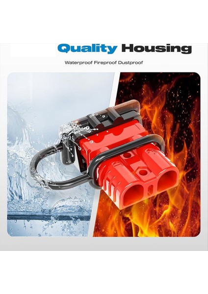 Anderson Konnektörü, 120A 2-6 Gauge Pil Hızlı Bağlantı 12V-36V Anderson Pil Kablosu Hızlı Bağlantı (2 Paket) (Yurt Dışından) modelleri