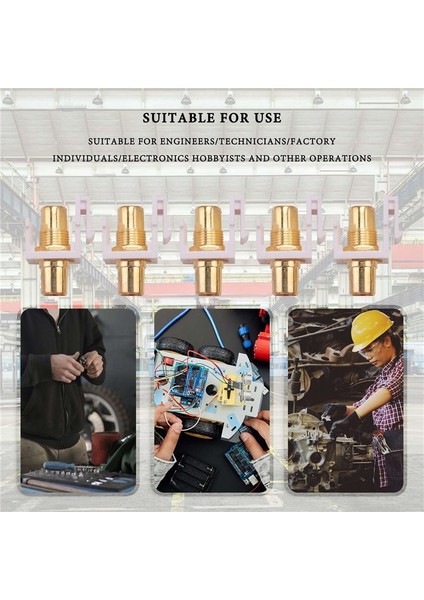 5 Pack Rca Keystone Jack Ekle Bağlantı Soketi E Duvar Plakası Için Adaptör Bağlantı Noktası Altın Kaplı Sline Kuplör (Yurt Dışından) modelleri
