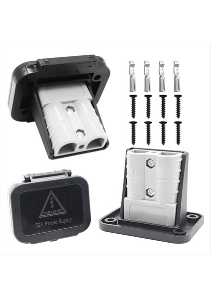 50 Amper Pil Hızlı Bağlantı/bağlantısı Bağlantı Keshesi Montaj Panelini Arabalar, Bisikletler, Atv Vinçleri, Asansörler Için Kapak (Yurt Dışından)