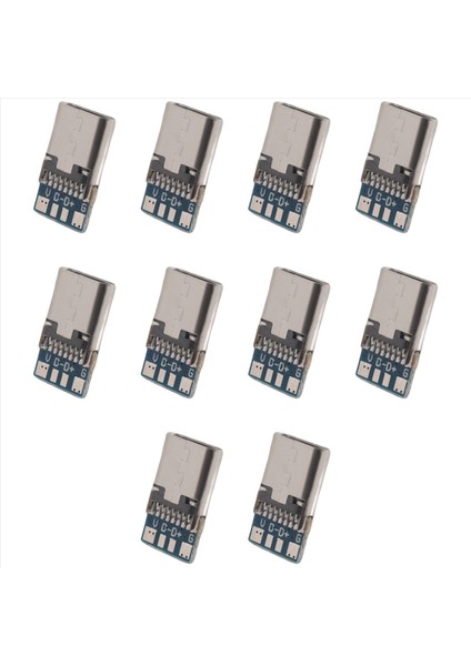 10 Pcs USB 3.1 Tip C Konektörü 14 Pin Deniz Yolculuğu Pcb 180 Dikey Kalkan Usb-C1 (Yurt Dışından) fırsatları