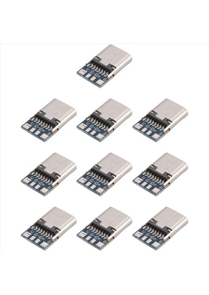 10 Pcs USB 3.1 Tip C Konektörü 14 Pin Deniz Yolculuğu Pcb 180 Dikey Kalkan Usb-C1 (Yurt Dışından) indirimleri