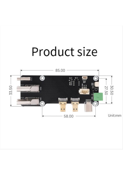 Hdmı-C Çok Fonksiyonlu Adaptörle Uyumlu Mini HDMI Uyumlu Iki Güç Kaynağı Yöntemi Raspberry Pi 5 / 4b Için Çift 4K Çıkışı (Yurt Dışından) indirimleri