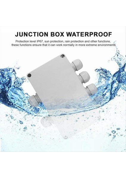 IP66 Su Geçirmez Kavşak Kutusu 2 4&#39;ü 4-8 mm Çap Için Su Geçirmez Elektrik Kutusu (Yurt Dışından) fırsatları