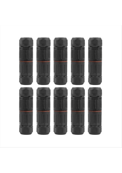 10PCS IP68 Elektrikli Su Geçirmez Konektör Kablosu 3 Pin Dış Mekan Sert Tel Hızlı Itme Iletken Terminal Konnektörü (Yurt Dışından)