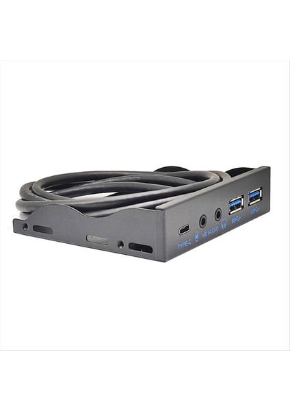 Pc Için USB Ön Panel Usb3.2 Gen2 10GBPS Tip C + 19PIN 2port Usb3.0 Hub + Hd Ses 3.5mm Kulaklık Mikrofonu (Yurt Dışından) modelleri