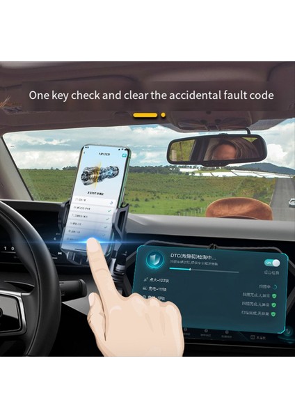 Obd Araç Arıza Dedektörü Obd Araç Kodu Okuyucu Araç Dedektörü Bluetooth Tüm Araç Teşhis Enstrümanını Bağlama (Yurt Dışından)