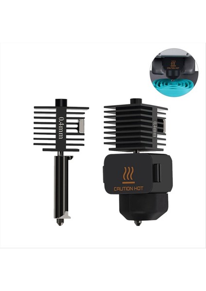 Bambu Laboratuar A1/a1 0.4mm Mini Hızlı Hızlı Sıcak Uç Montaj Sertleştirilmiş Çelik Nozul 3D Yazıcı Parçaları (Yurt Dışından) fiyatları