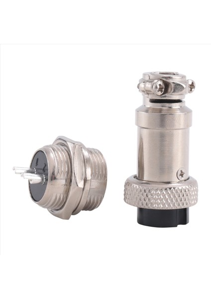 GX16 Havacılık Konnektörü 2 Pimli 400V Vidalı Tip Erkek ve Kadın Butt Kablosu Konnektörü Havacılık Fiş Soket Konnektörü (Yurt Dışından) fiyatları