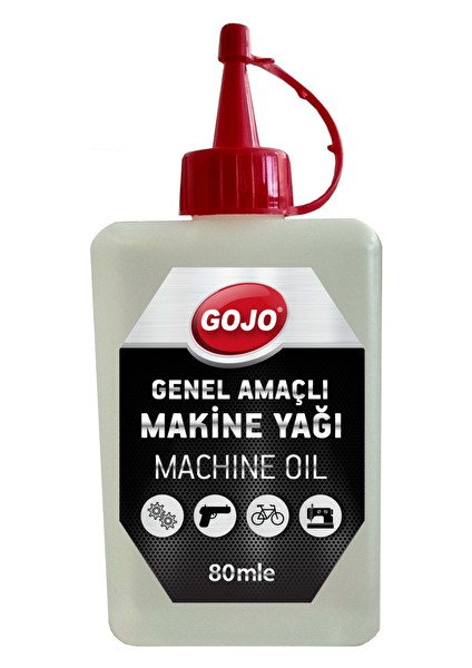 Gojo Genel Amaçlı Makine Yağı 80 ml (4 Adet)