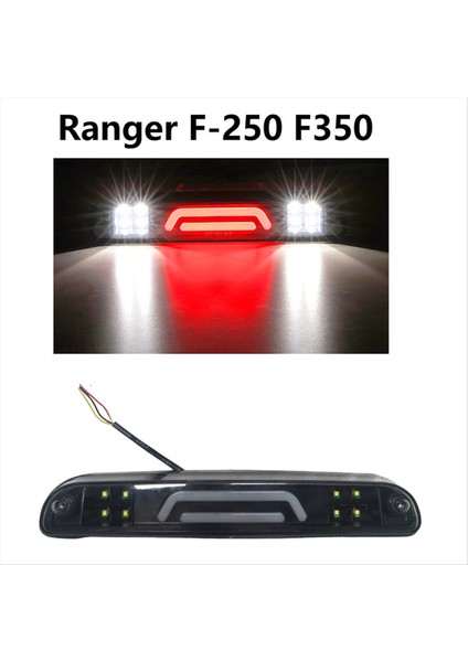 Yüksek Monte Edilmiş Fren Lambası Durdurma Lambası Araba LED Ford Ranger Için Üçüncü 3 Fren Işığı 1999-2016 F250 F350 Mazda B2300 B2500 (Yurt Dışından) modelleri