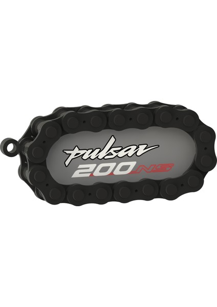 Pulsar NS200 Logolu Özel Tasarım Lastik Detaylı Motosiklet Anahtarlığı fiyatları
