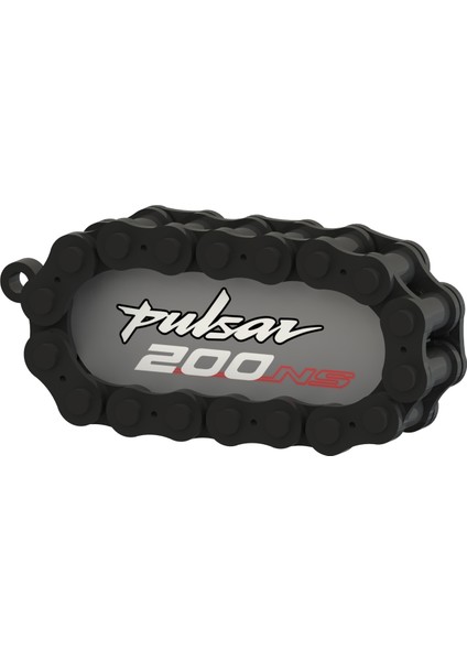 Pulsar NS200 Logolu Özel Tasarım Lastik Detaylı Motosiklet Anahtarlığı modelleri