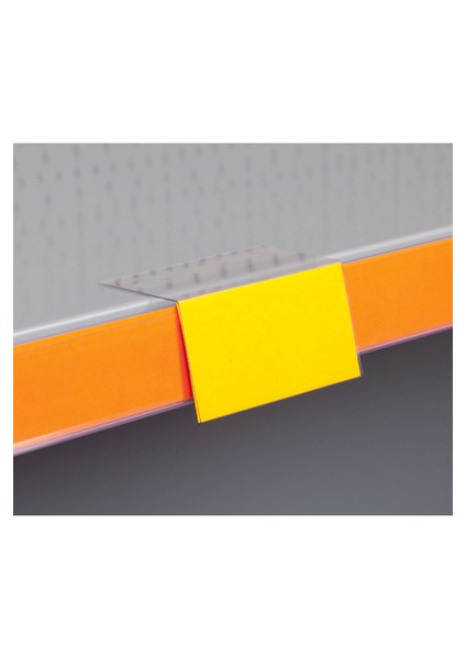 Pvc Yapışkanlı Açılı Raf Etiketliği 4 cm x 5 cm - 50'li Paket - PL-4050