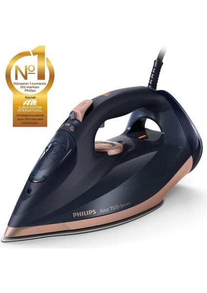 7500 Serisi Buharlı Ütü, 3200W, 55G/DK Sürekli Buhar, Steamglide Elite Taban, 260G Şok Buhar fiyatları