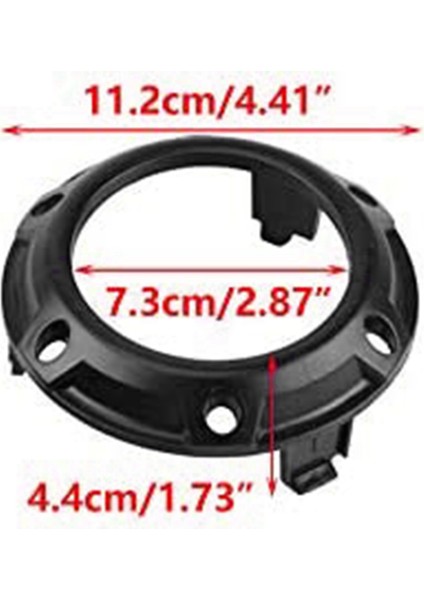 4pcs Yeni Ön Sis Lambası Siyah Kapak Çerçevesi 6400A739 Için Mitsubishi Outlander 2007 2008 2009 (Yurt Dışından) modelleri