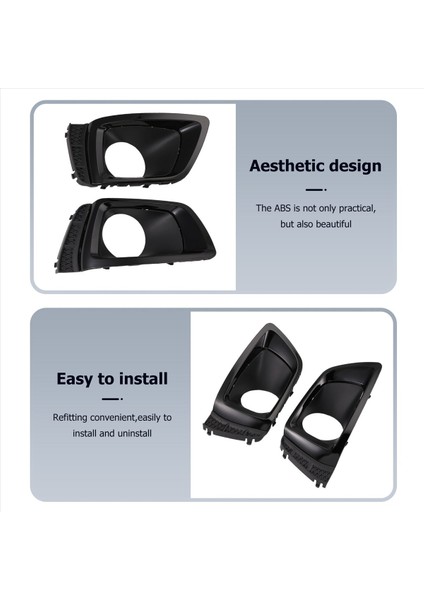 Araba Sis Lambası Kapağı Izgara Çerçeve Çerçeve Döşeme Lambası Kapak LED Far Sis Işığı Subaru Forester Xt 2014-2016 (Yurt Dışından) fırsatları