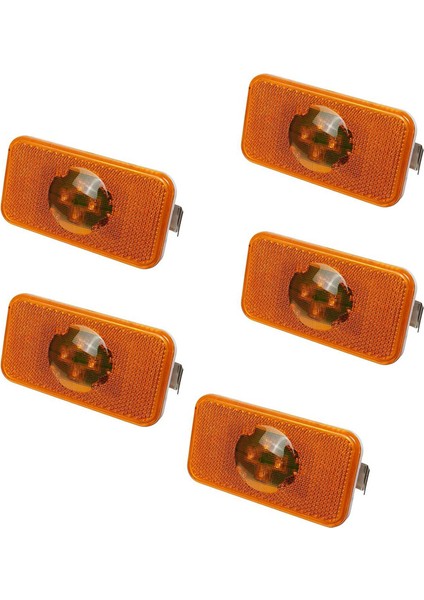 5pcs 24V Araba Kamyonu LED Yan Işaretçi Işık Amber Gösterge Lambası 4 Volvo Kamyonlar Fm/fh Için LED (Yurt Dışından)