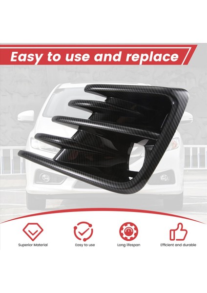 Honda City Için Çift 2019 2020 Karbon Fiber Ön Tampon Sis Işık Lamba Kapak Çerçeveleri Araç Aksesuarları (Yurt Dışından) fırsatları