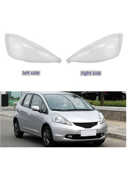 Araba Ön Head Işık Lamba Kapağı Honda Fit 2008-2010 Için Şeffaf Abajur Far Kapağı Kabuk Maskesi Lens (Yurt Dışından) fiyatları