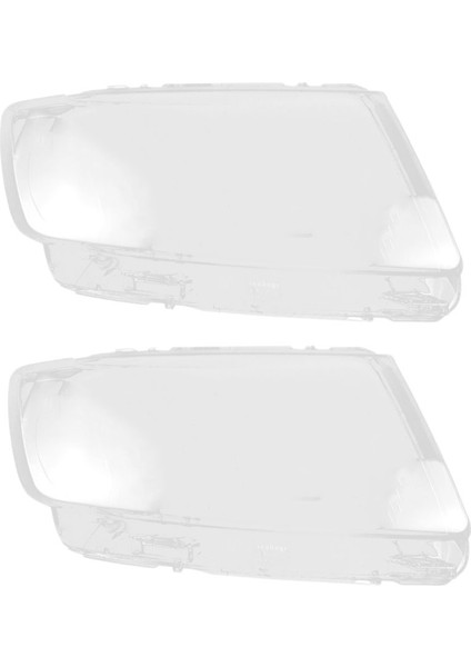 Jeep Grand Cherokee Için Şeffaf Kafa Işık Lambası Kabuğu 2x Araç Far Lens Kapak (Yurt Dışından)