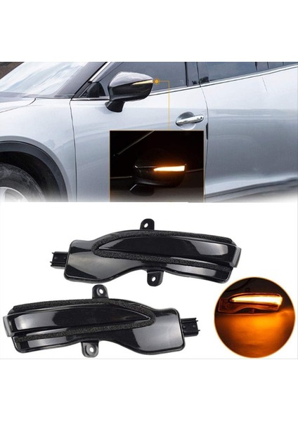 Araç Dinamik Dönüş Sinyal LED Dikiz Görüntüleme Aynası Göstergesi Mazda Cx-3 Cx-4 Cx5 Ke 2016-2018 (Yurt Dışından) fırsatları