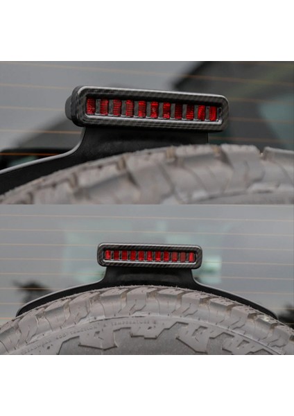 Karbon Fiber Araç Fren Işık Lambası Kapak Jeep Wrangler (Yurt Dışından) indirimleri