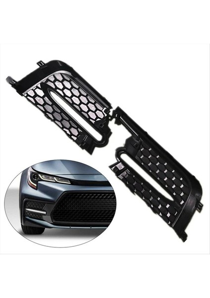 Toyota Corolla Sedan Se Xse 4-Door 2020 Ön Sis Fark Kapakları Çerçeve Sisli Izgara (Yurt Dışından) fırsatları