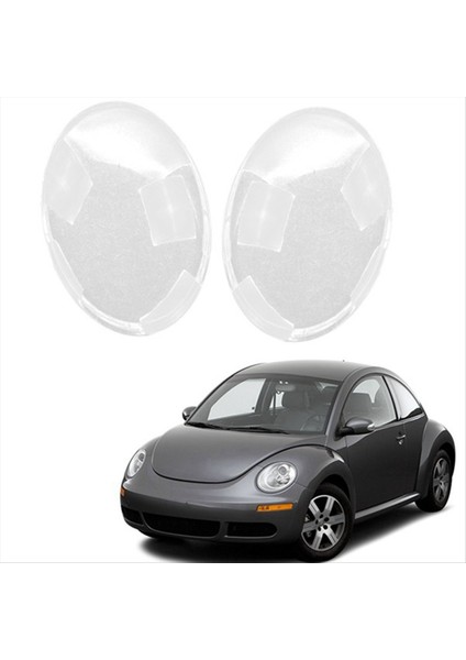 1 Çift Far Abajur Şeffaf Lens Kapak Volkswagen Beetle Için Far Kabuğu 2006-2012 (Yurt Dışından) fırsatları