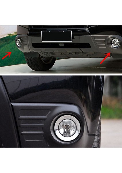 2pcs Ön Krom Sis Lambası Lambası Kapak Kapak Halka 57731SC000 57731 SC000 Için Subaru Forester 2009 -2013 (Yurt Dışından) indirimleri