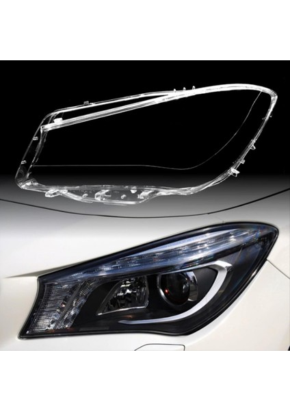 Araba Sol Far Kabuk Lambası Gölgesi Şeffaf Lens Kapak Mercedes-Benz Için Far Kapağı W117 2013-2016 (Yurt Dışından) modelleri