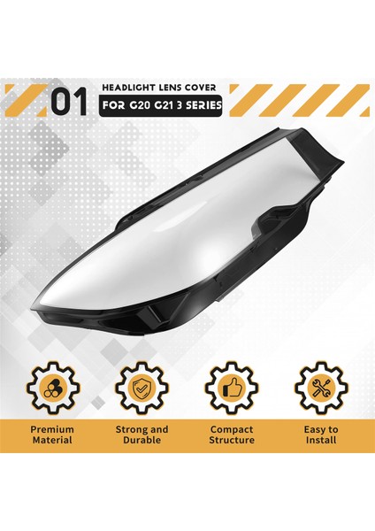 Rh Sağ Tarafı Far Lens Kapağı Kafa Hafif Lamba Gölge Kabuk Cam Kapağı -Bmw G20 G21 3 Serisi 2019 2020 2021 (Yurt Dışından) fırsatları